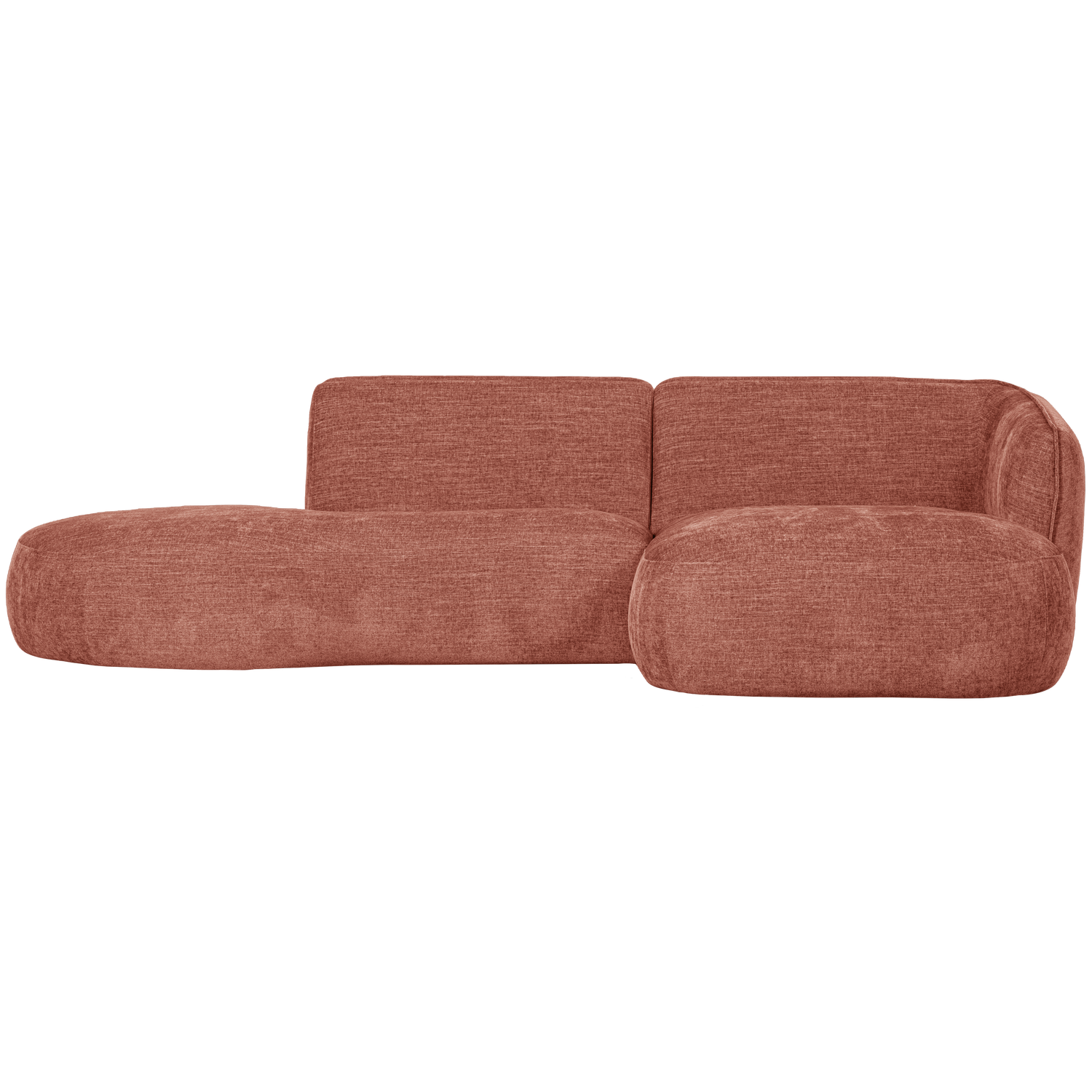 Chaise Longue POLLY, right-hand, pink