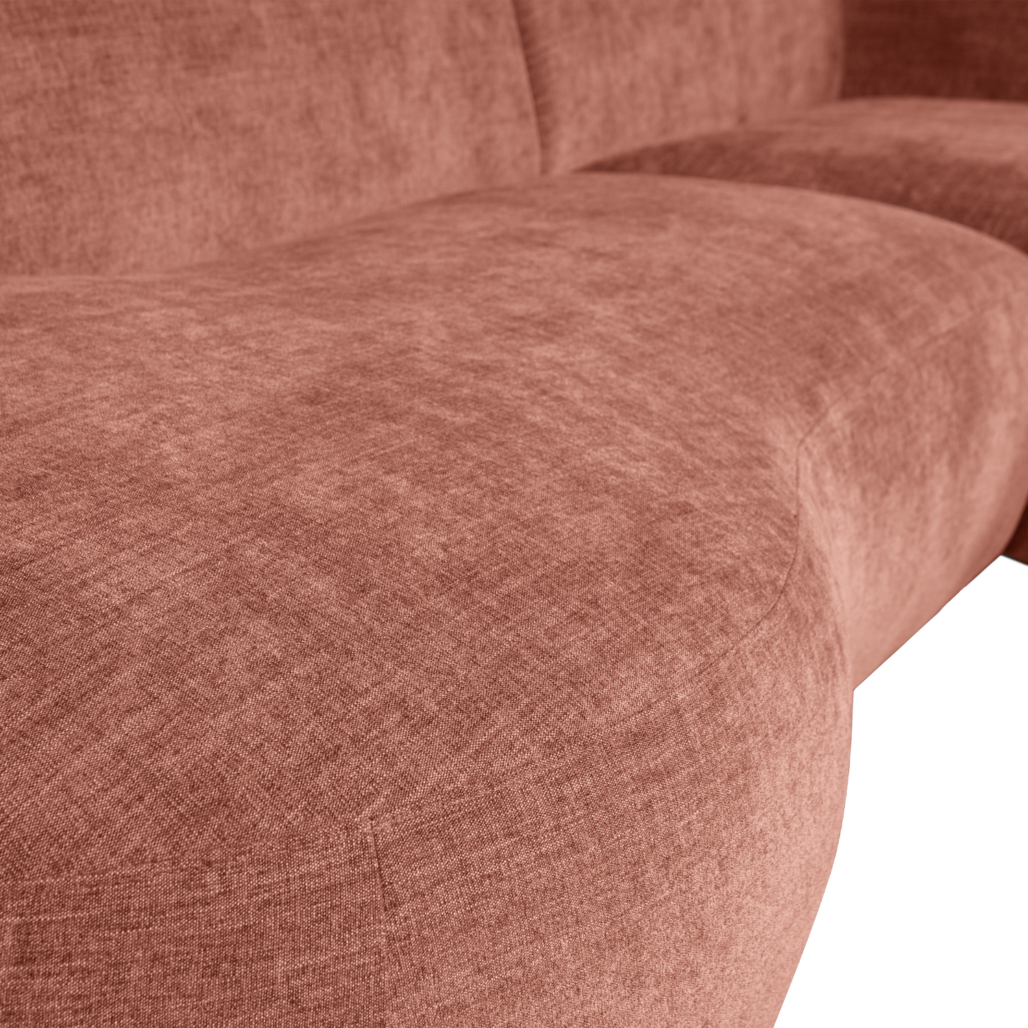 Chaise Longue POLLY, right-hand, pink