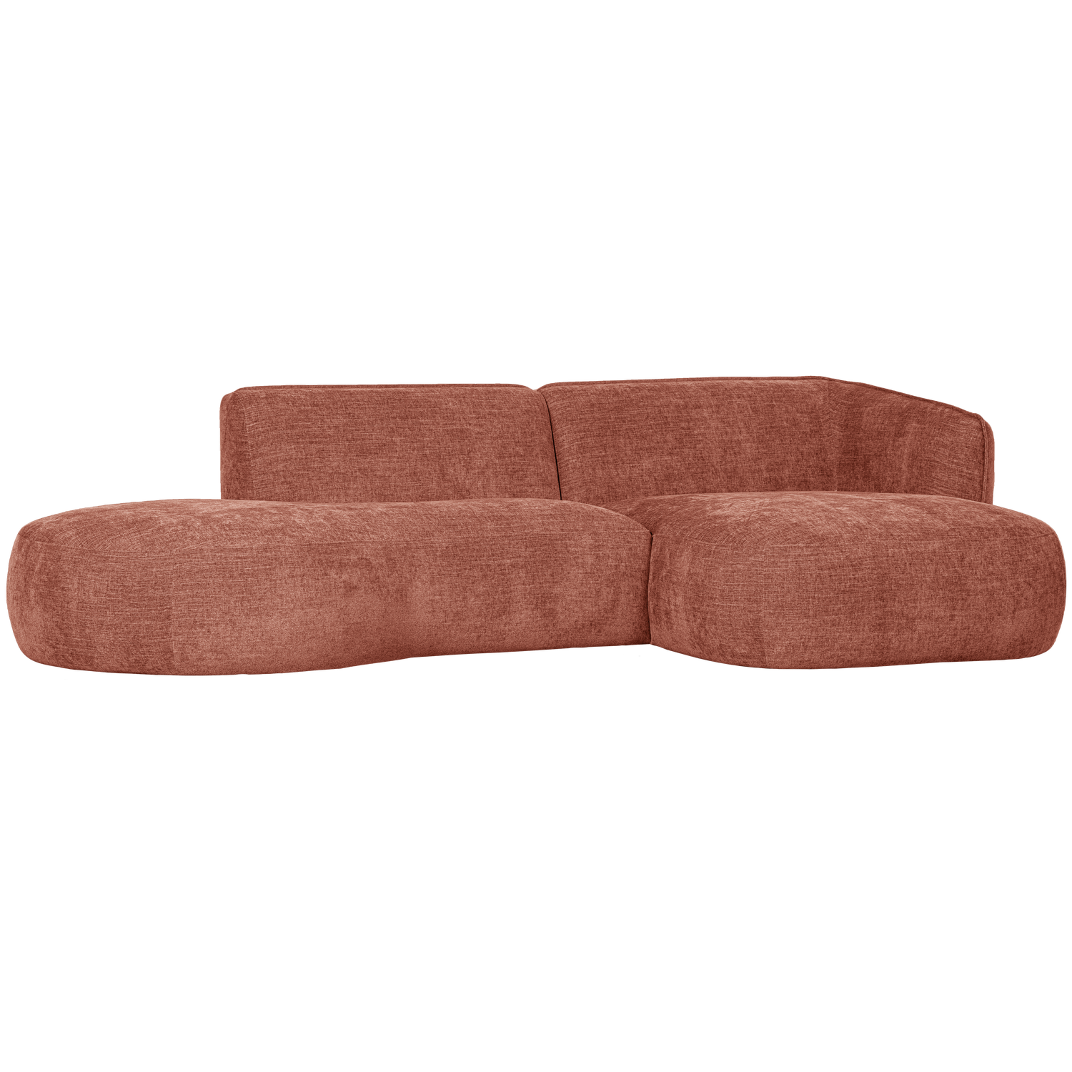 Chaise Longue POLLY, right-hand, pink