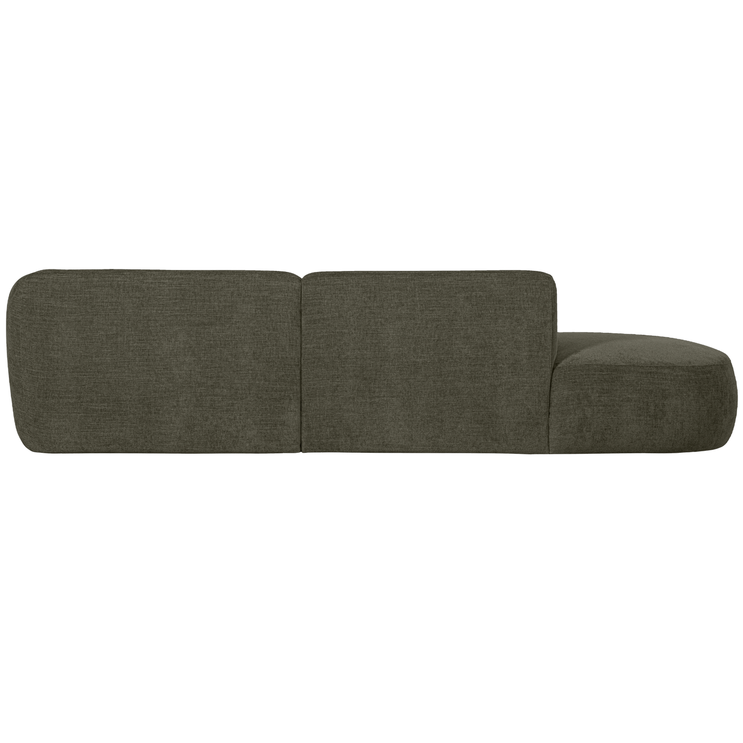 Chaise lounge POLLY, right-hand facing, green