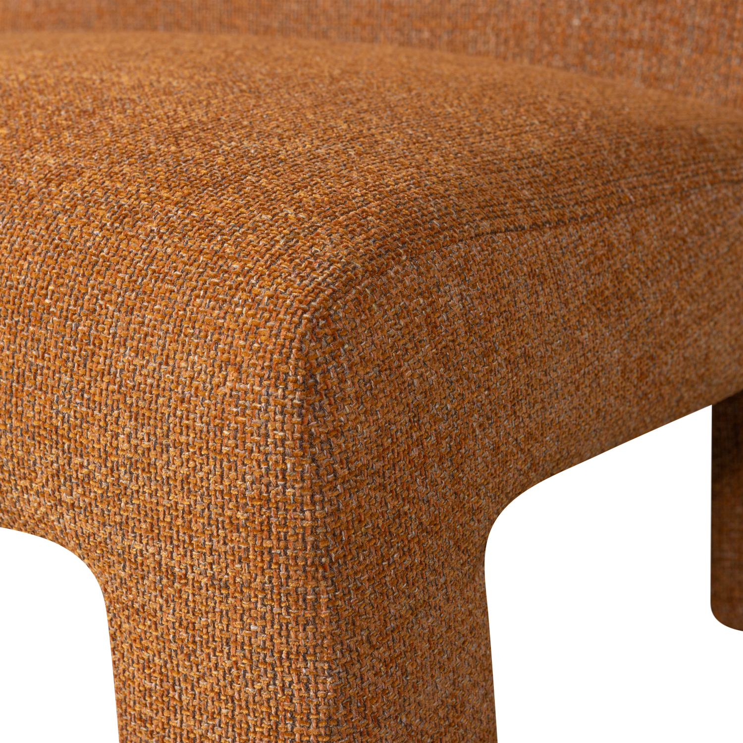 Fotelis LAVID, audinys ginger