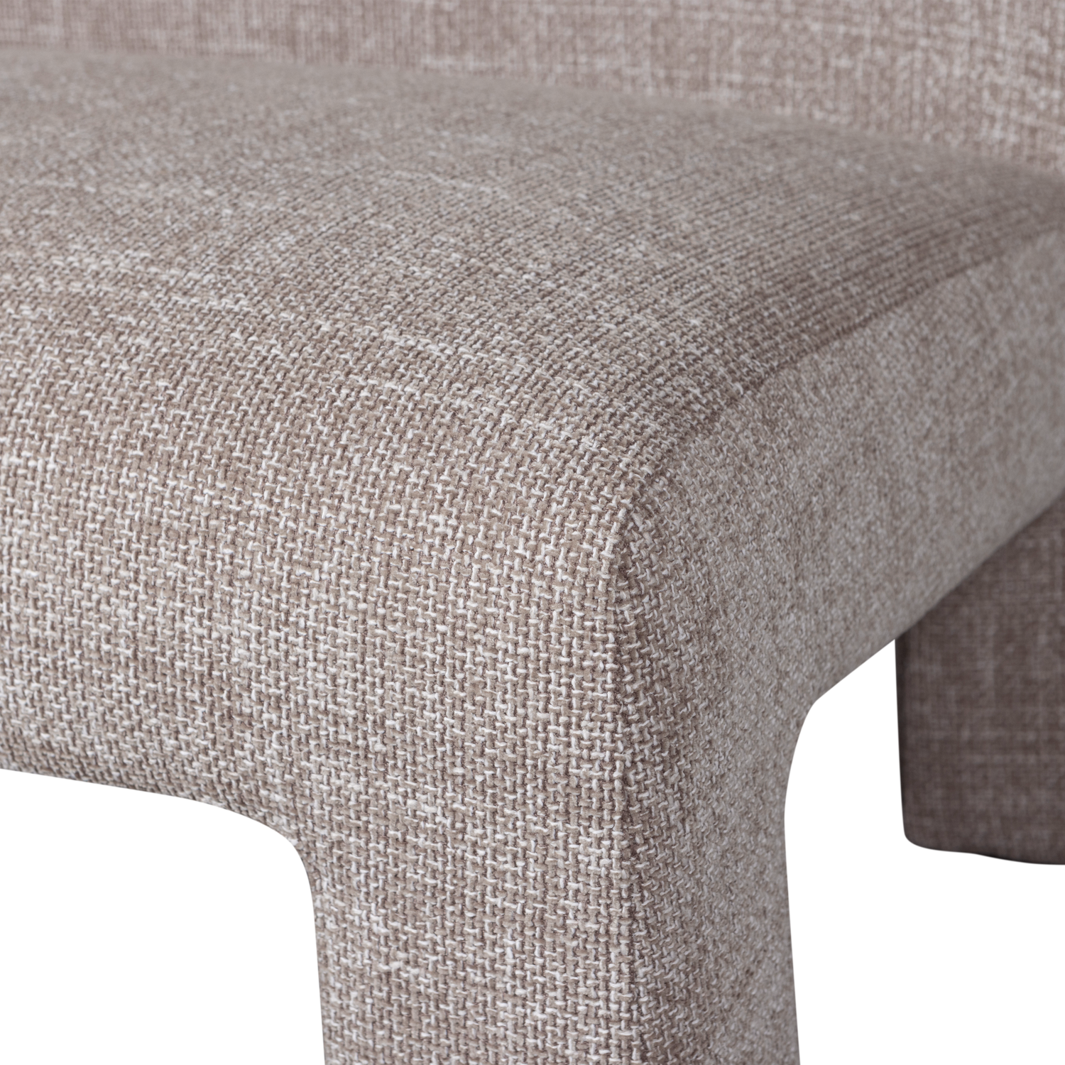 Fotelis LAVID, audinys natural