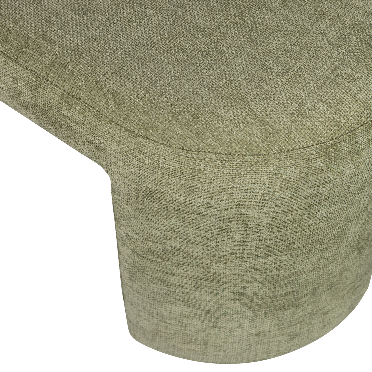 Bench JACOB, olive green color