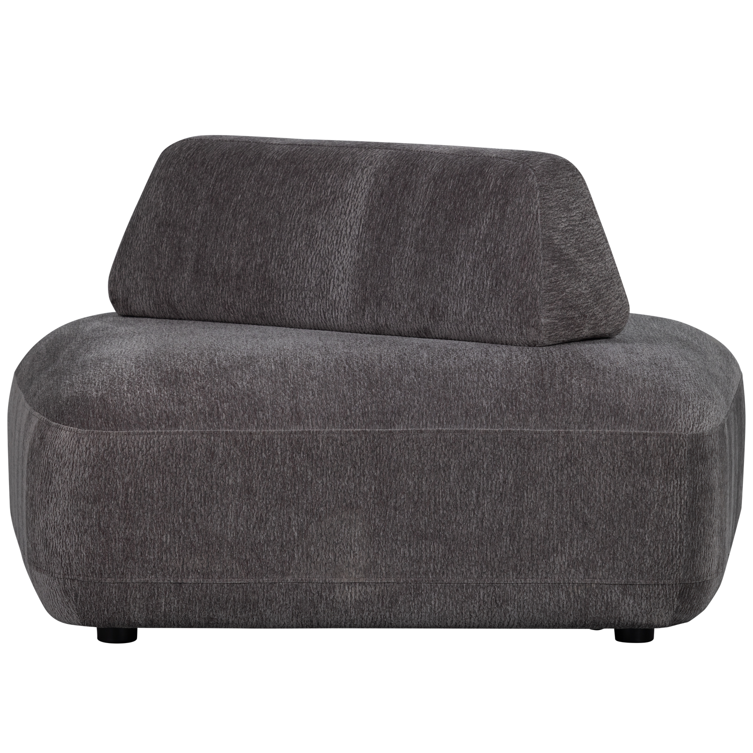 Fotelis STERCK su reguliuojama atrama, anglies pilkos spalvos