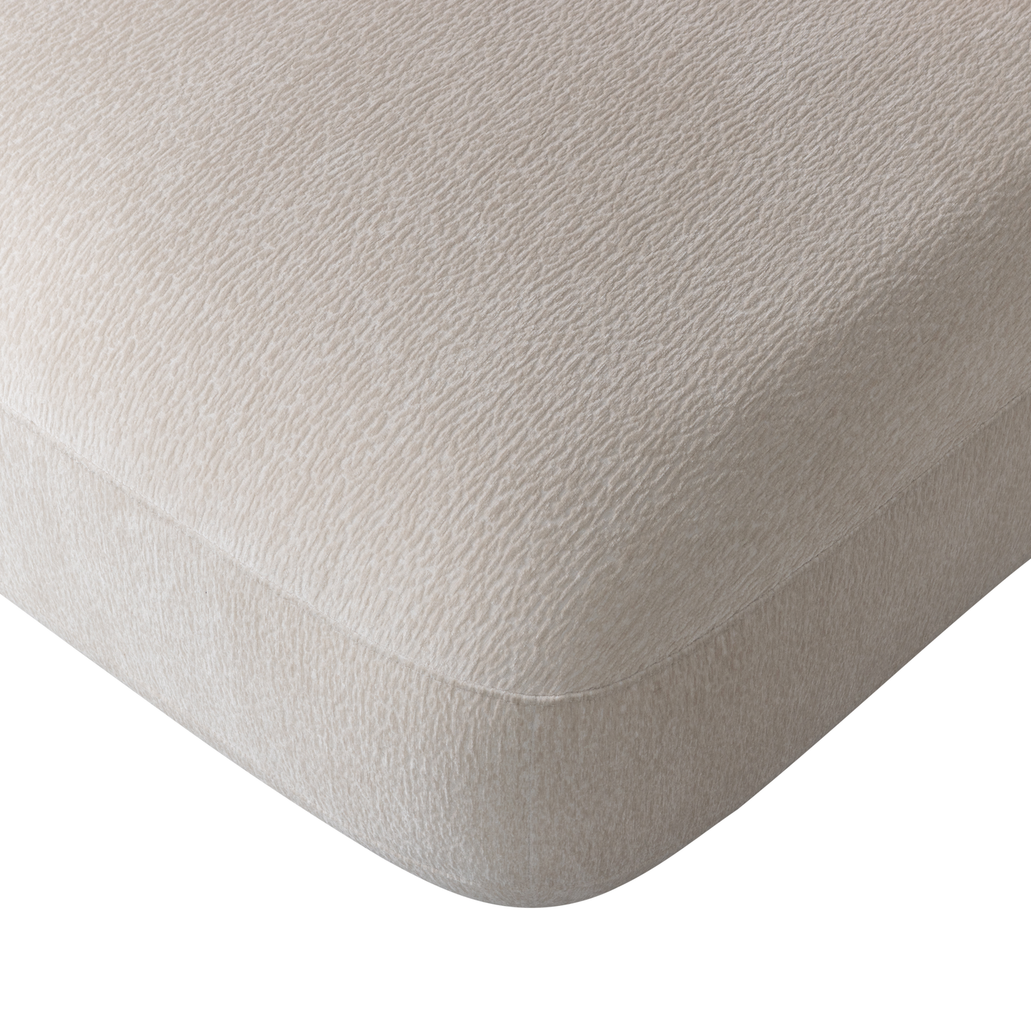 Fotelis STERCK su reguliuojama atrama, šviesaus smėlio spalvos