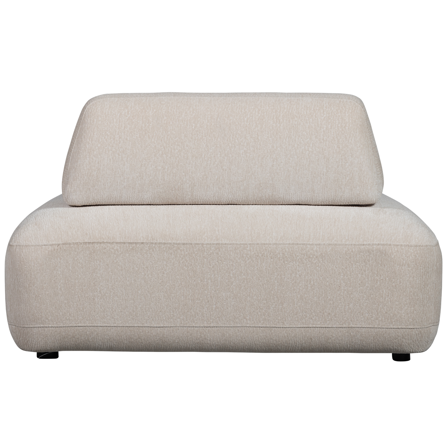 Fotelis STERCK su reguliuojama atrama, šviesaus smėlio spalvos