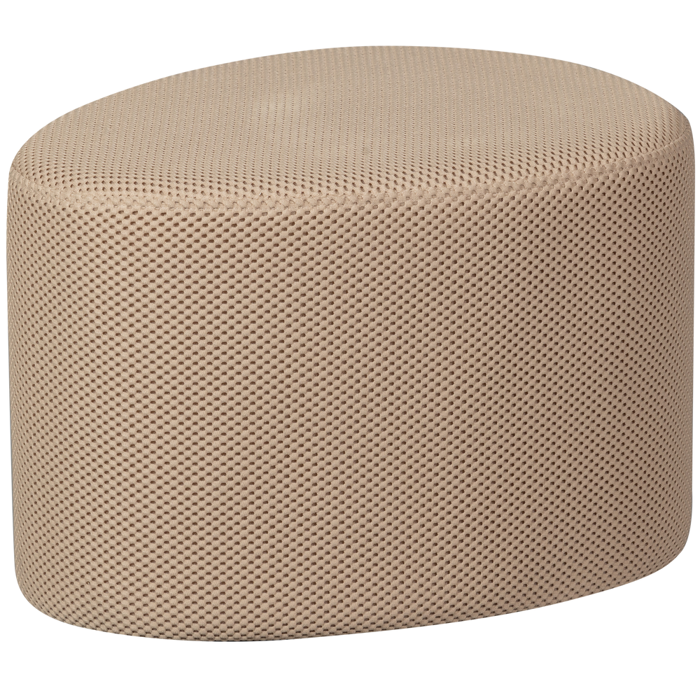 Pouf PUUK, net, natural color