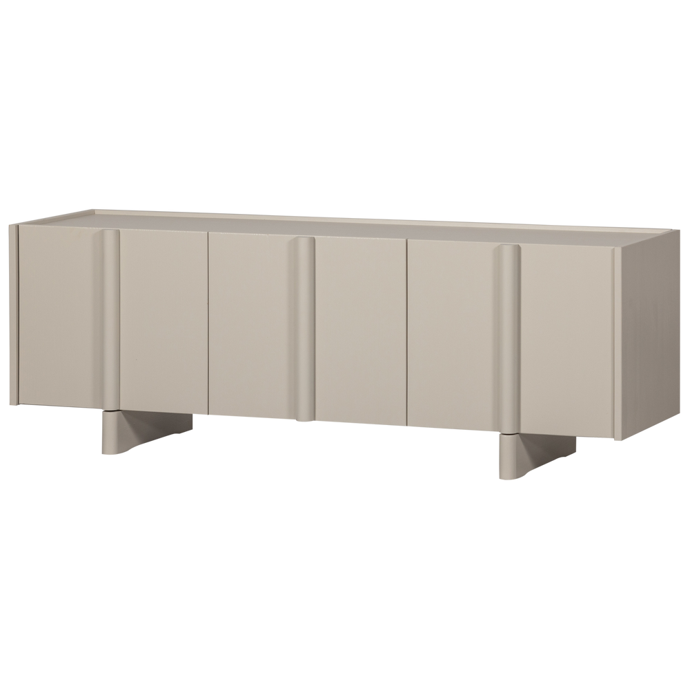 Tv spintelė BASU, pušis, pilka, 152cm.