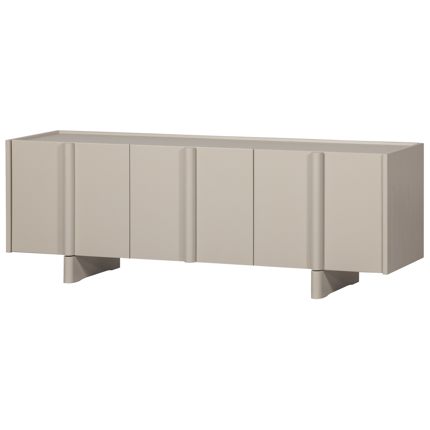 TV spintelė BASU, 152 cm., pilka pušis