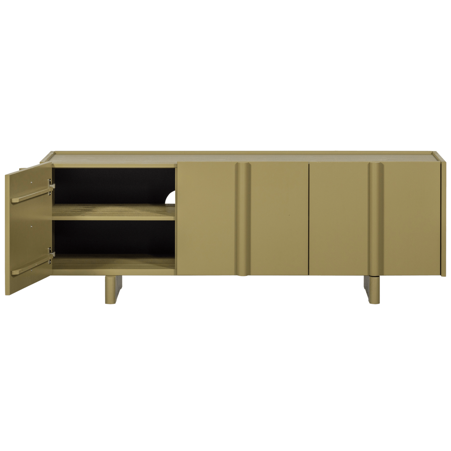 Tv spintelė BASU, pušis, žalsva, 152cm.