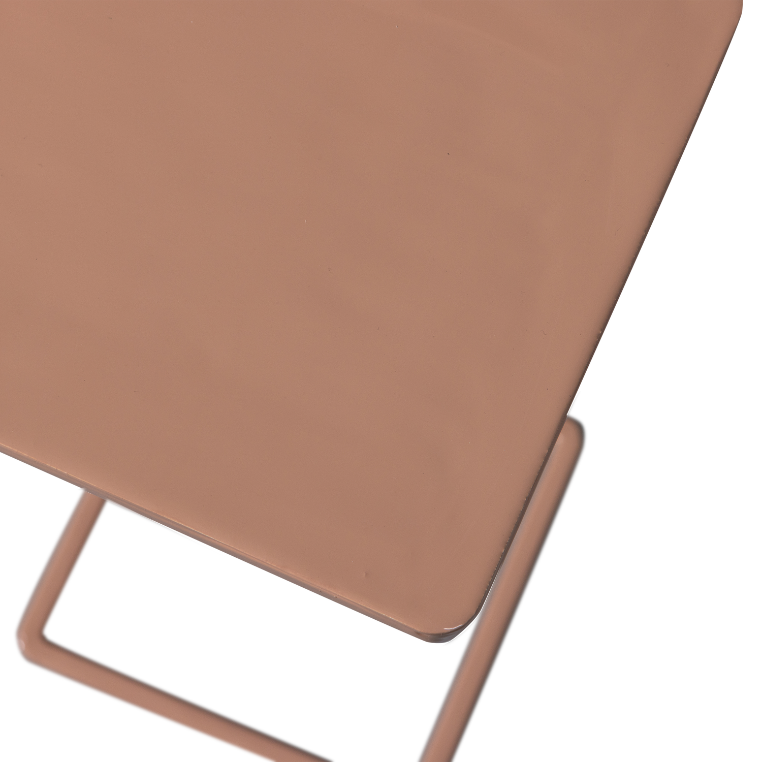 Šoninis staliukas TOSTE, metalas, šviesiai rausva