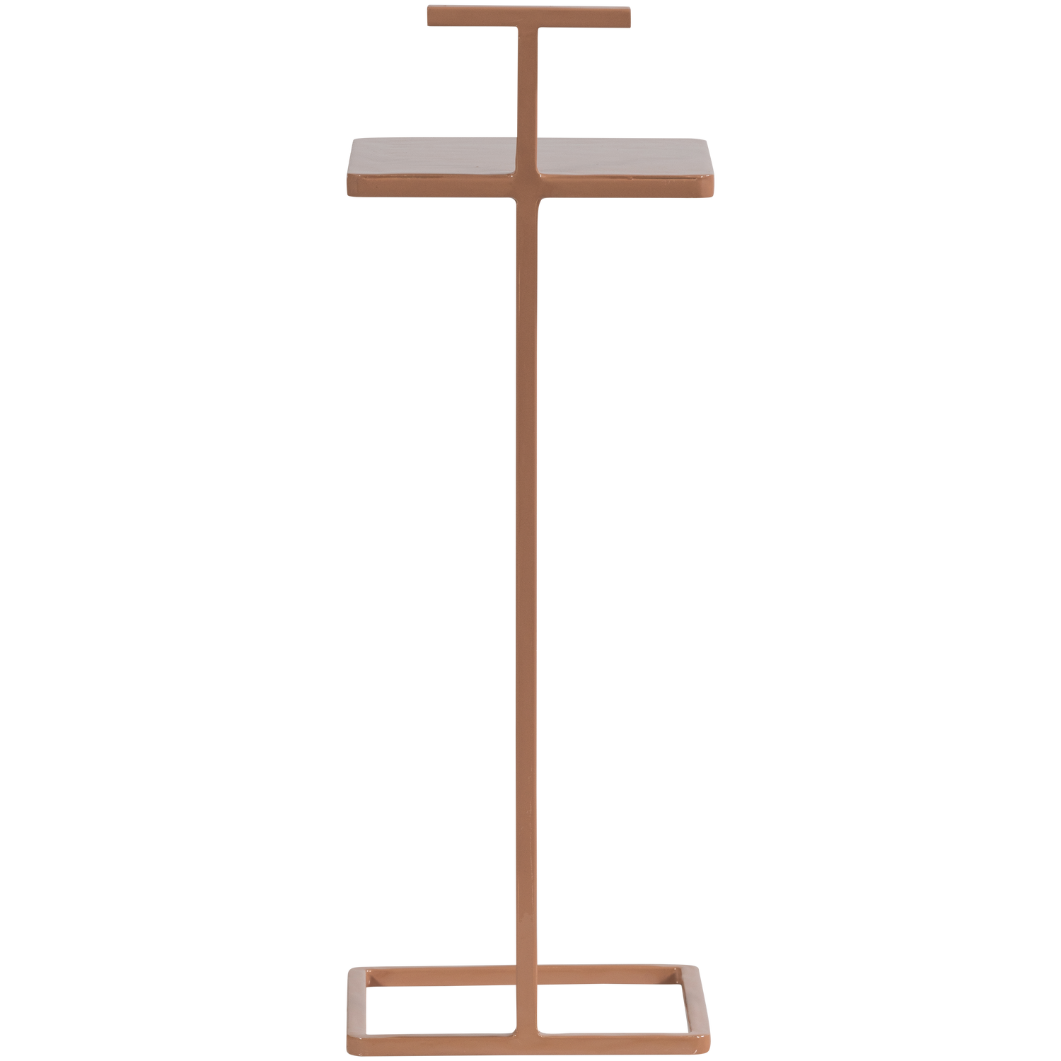 Šoninis staliukas TOSTE, metalas, šviesiai rausva