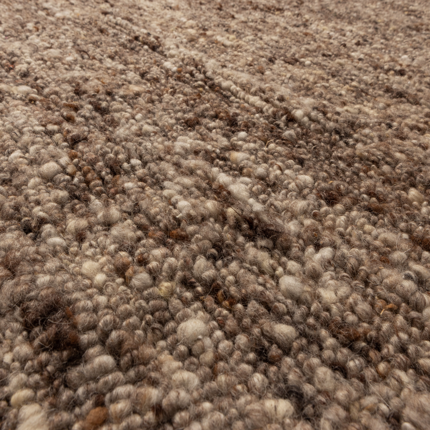 Kilimas EFIYA, vilna, rudas melanžas, 170x240 cm