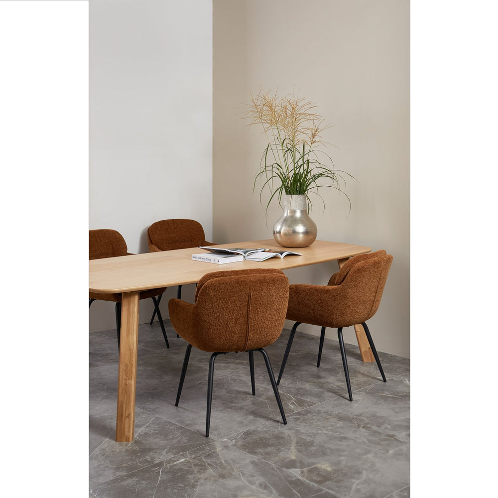 Stalas TABLO OVAL TRANSPARENT 220x100