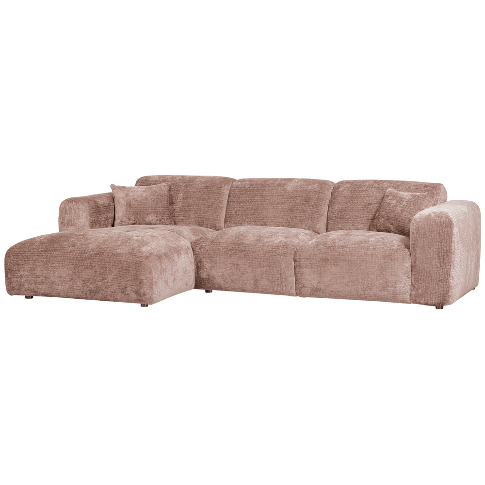 1-vietė CLOUD, kairė, Taupe/Pink chenille
