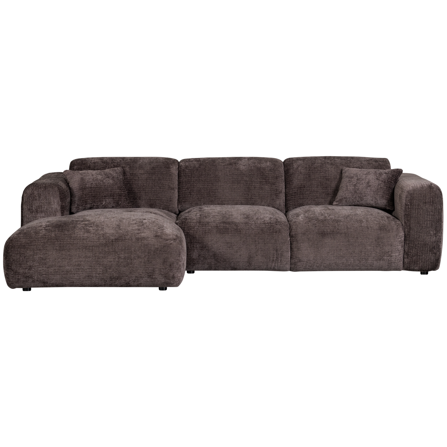 1-vietė CLOUD, kairė, Warm Brown chenille