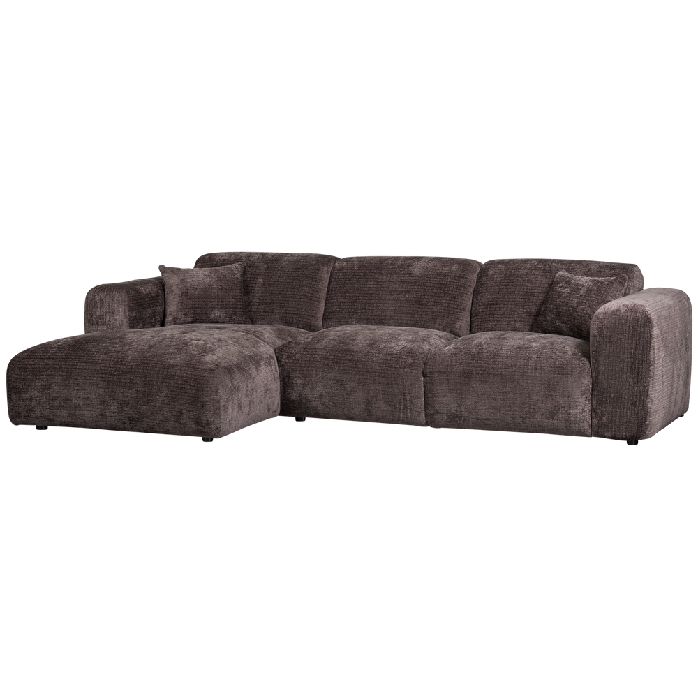 1-vietė CLOUD, kairė, Warm Brown chenille
