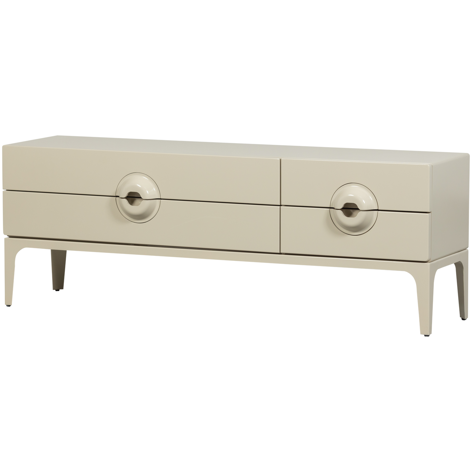 TV spintelė MERGE, mediena, dulkių pilka