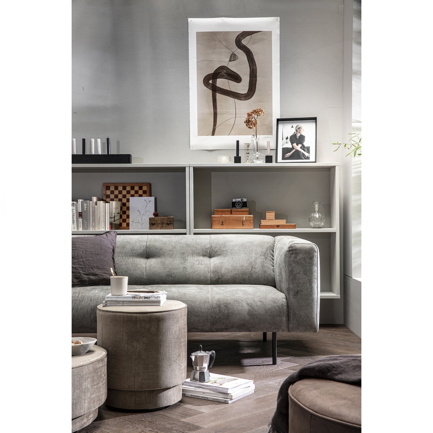 SKIN 4-SEATER 250 CM SKIN LIGHT GREY