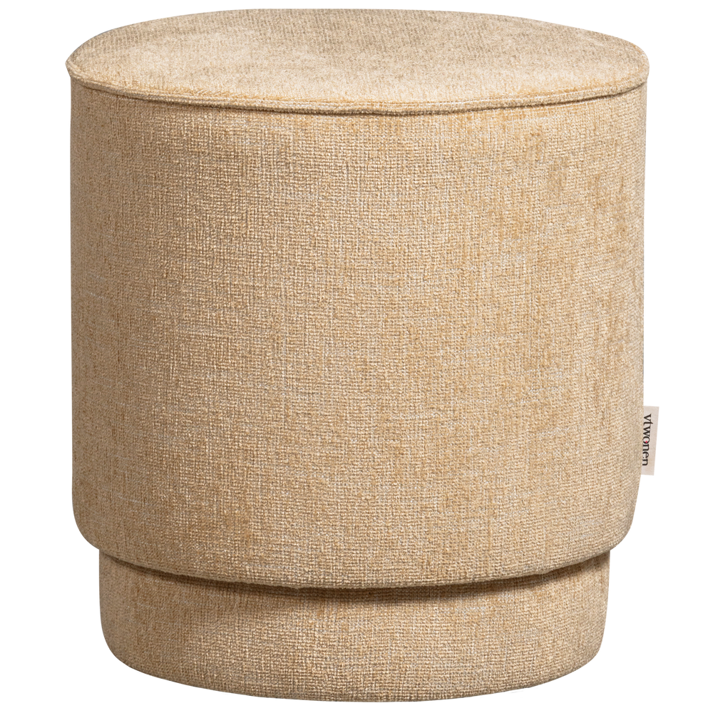 Pouf PEARL, butter color mélange