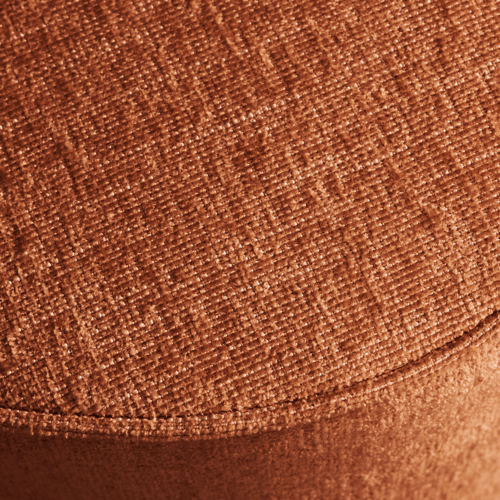 Pouf PEARL XL, rust chenille mélange
