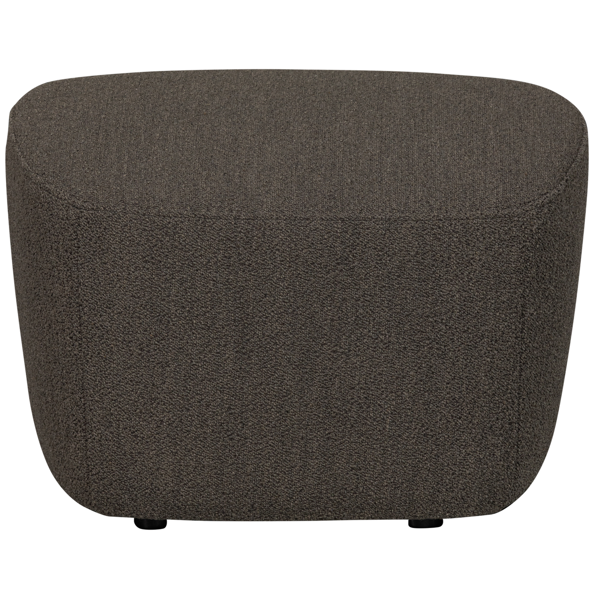 Pouf LOFTY, bouclé, brown