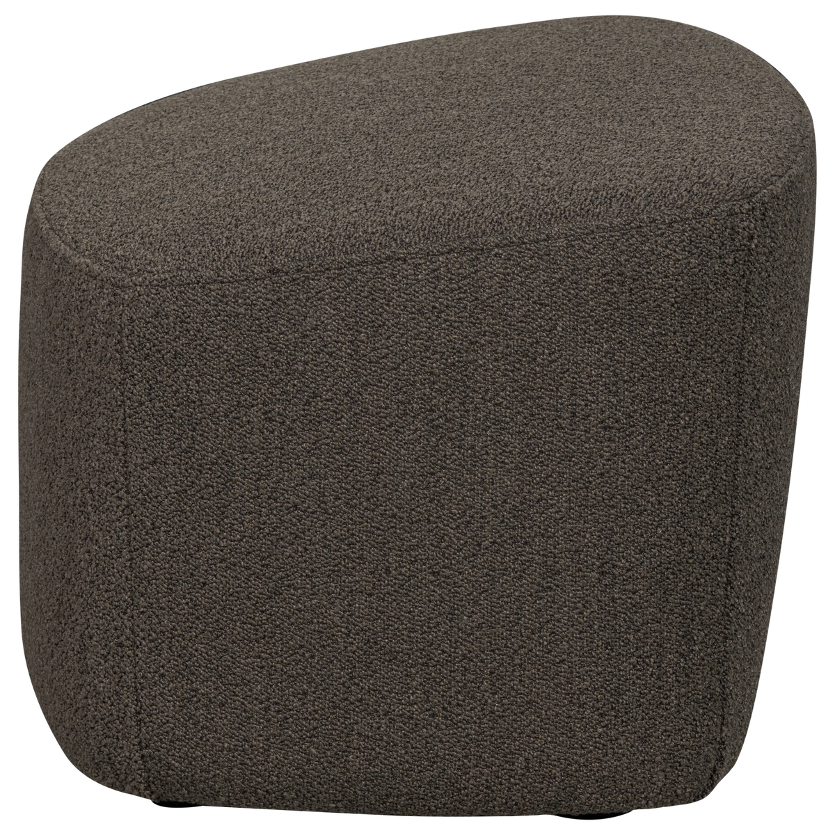 Pouf LOFTY, bouclé, brown