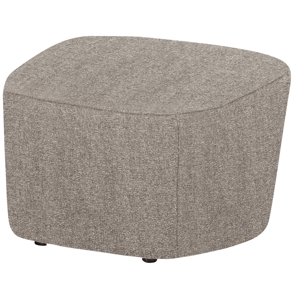 Pouf LOFTY, natural melange fabric