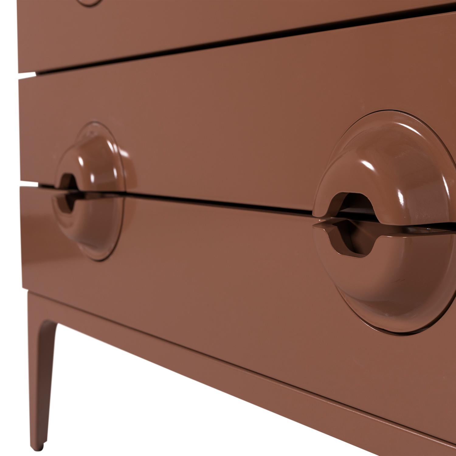 Komoda MERGE, rožinio atspalvio (Old Rose)