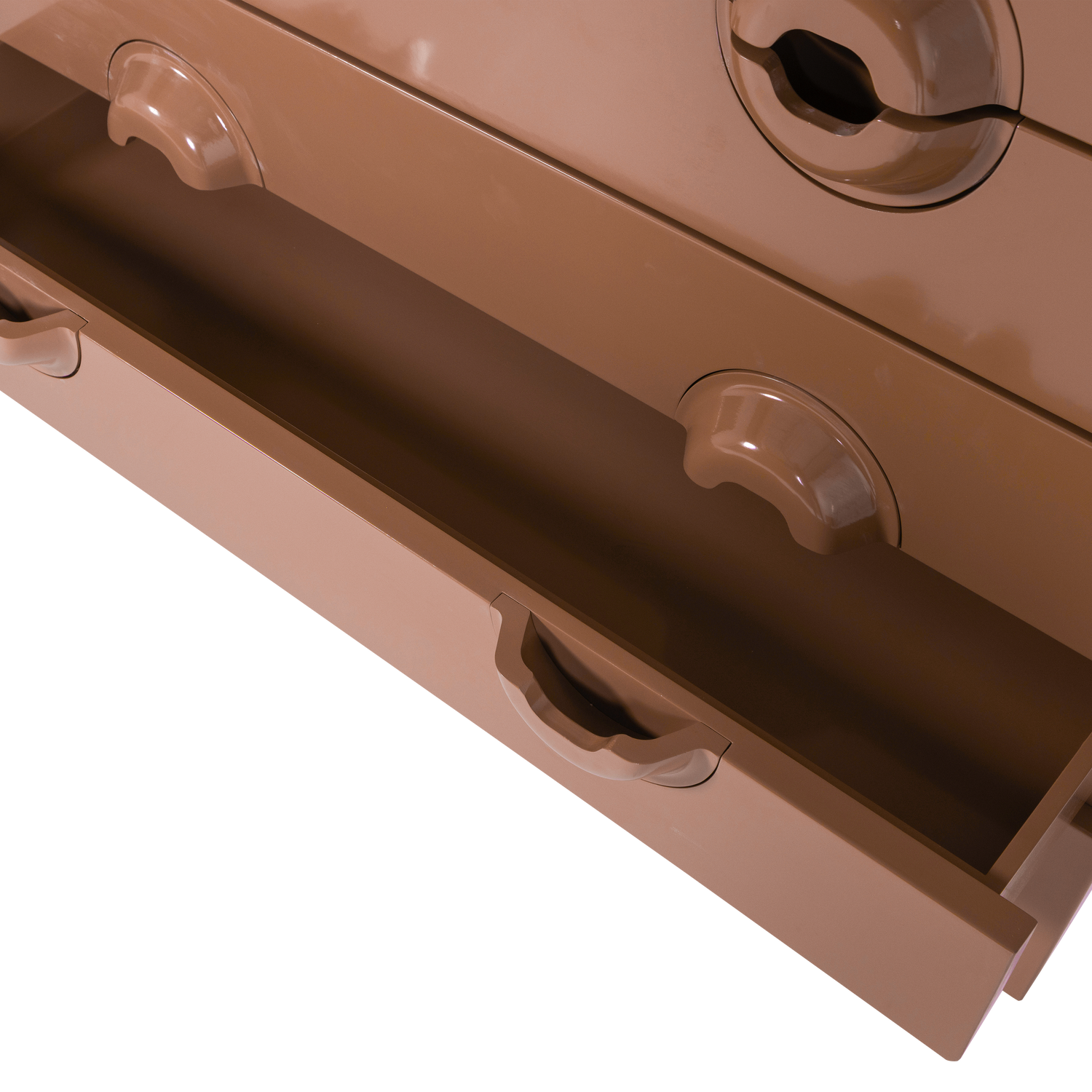 Komoda MERGE, rožinio atspalvio (Old Rose)