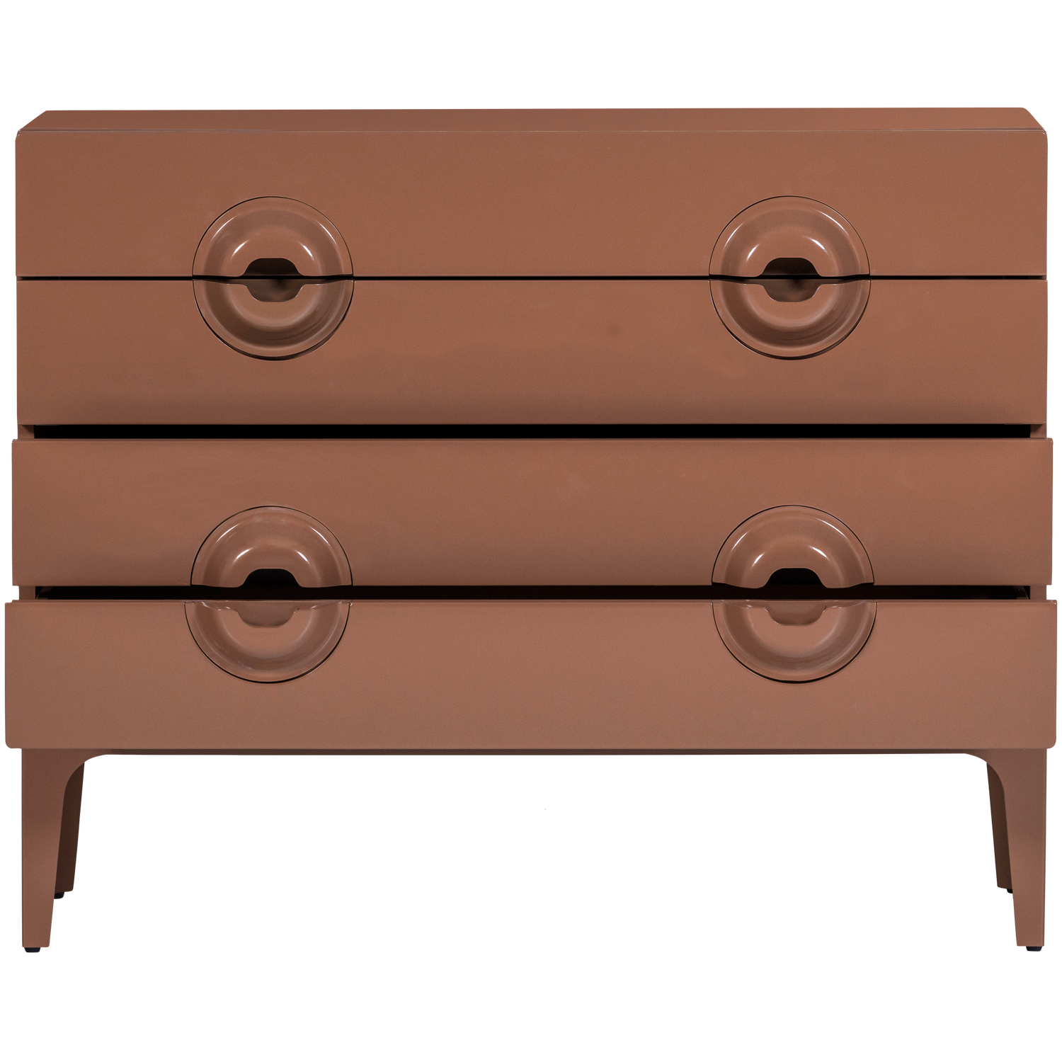 Komoda MERGE, rožinio atspalvio (Old Rose)