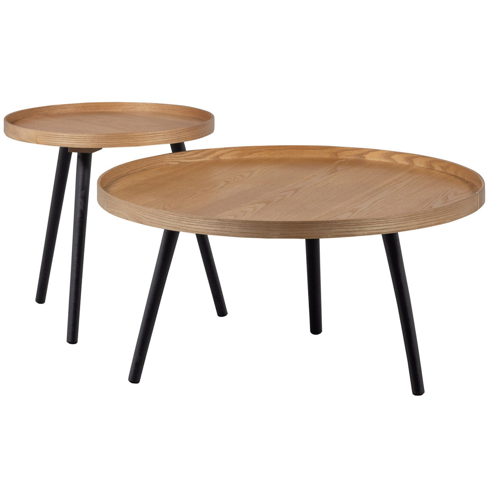 Šoninis staliukas MESA L, MDF/pušis natūralus