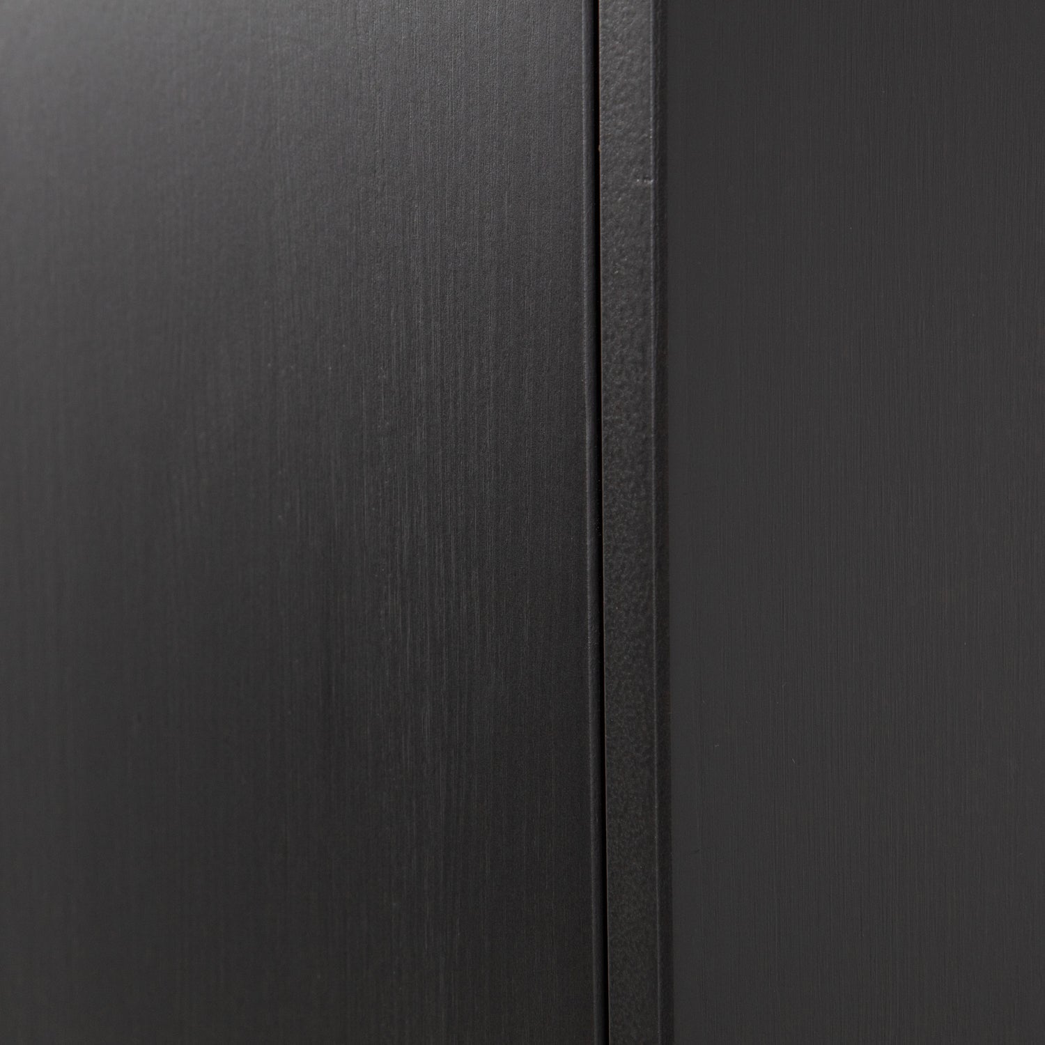 Storage cabinet TEUN, pine, black