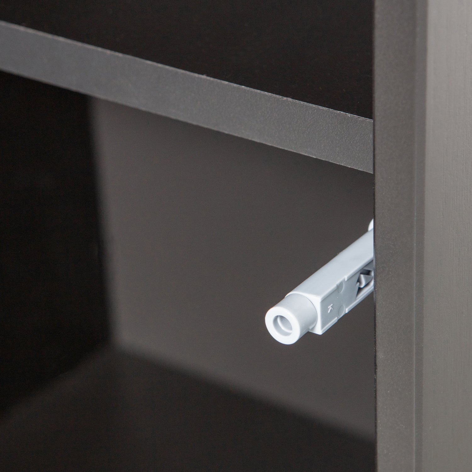 Storage cabinet TEUN, pine, black