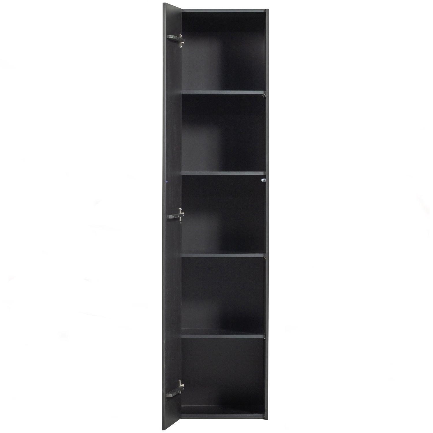 Storage cabinet TEUN, pine, black