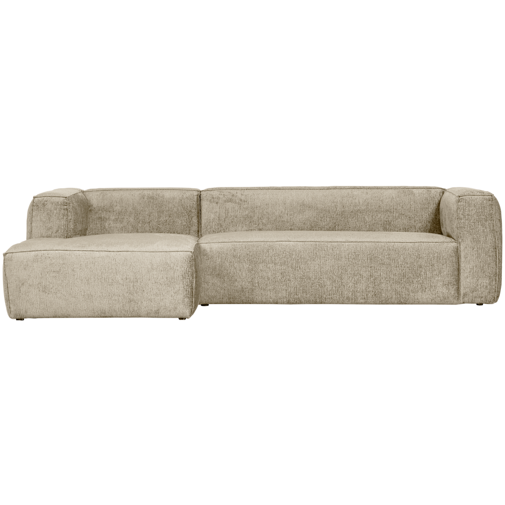 Kampinė sofa BEAN, kairė, Buttermilk veliūras