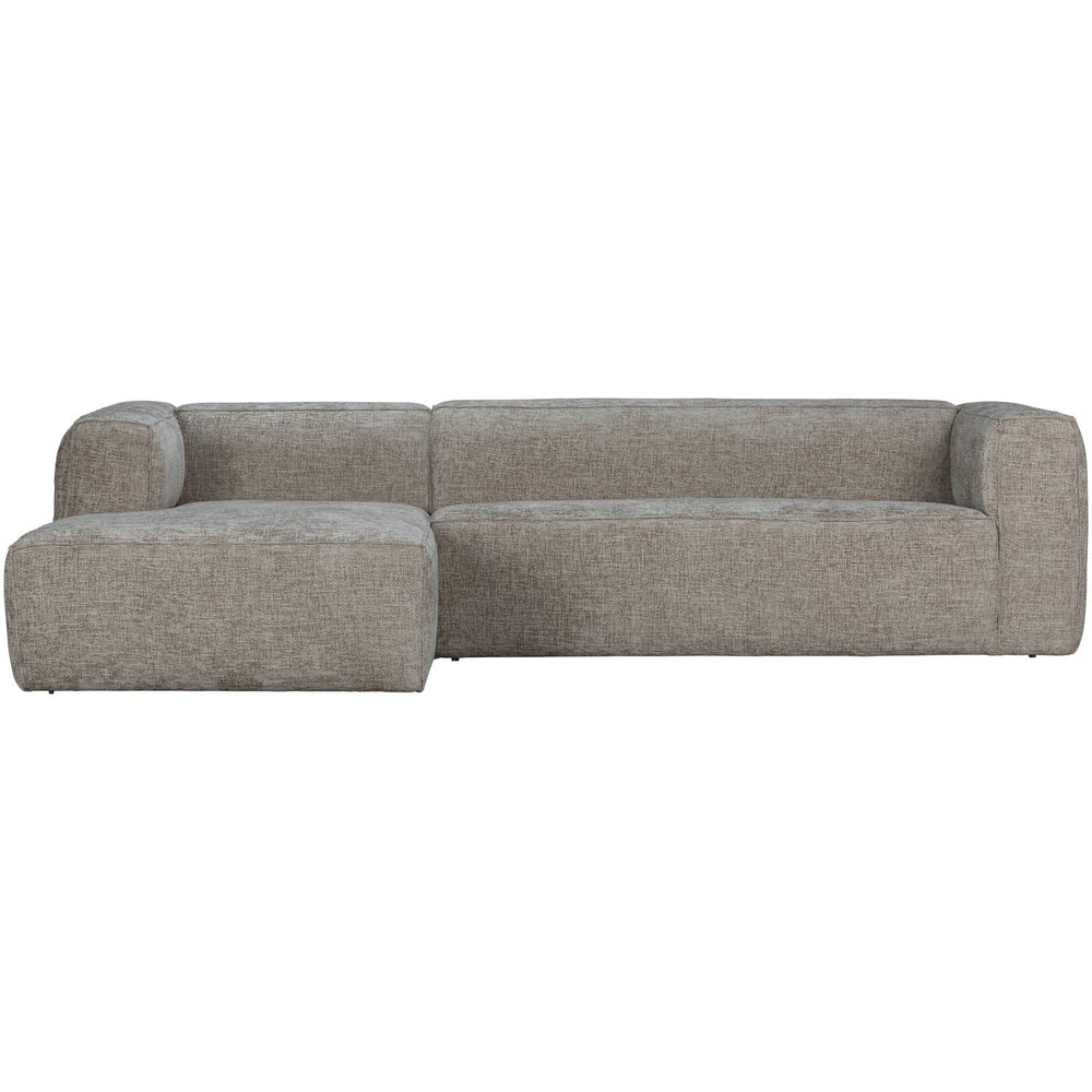 Kampinė sofa BEAN, kairė, Melange Travertin audinys