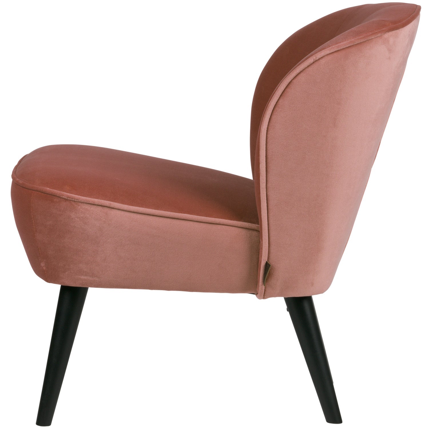 Atpūtas krēsls SARA, velūrs Old Pink