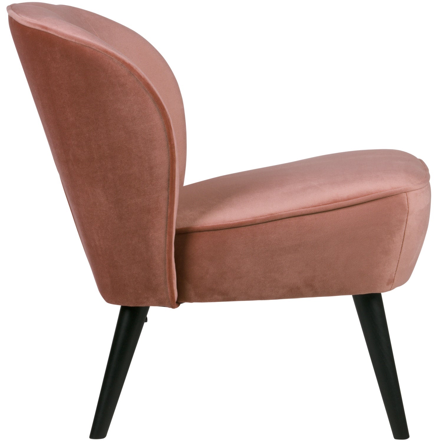 Atpūtas krēsls SARA, velūrs Old Pink