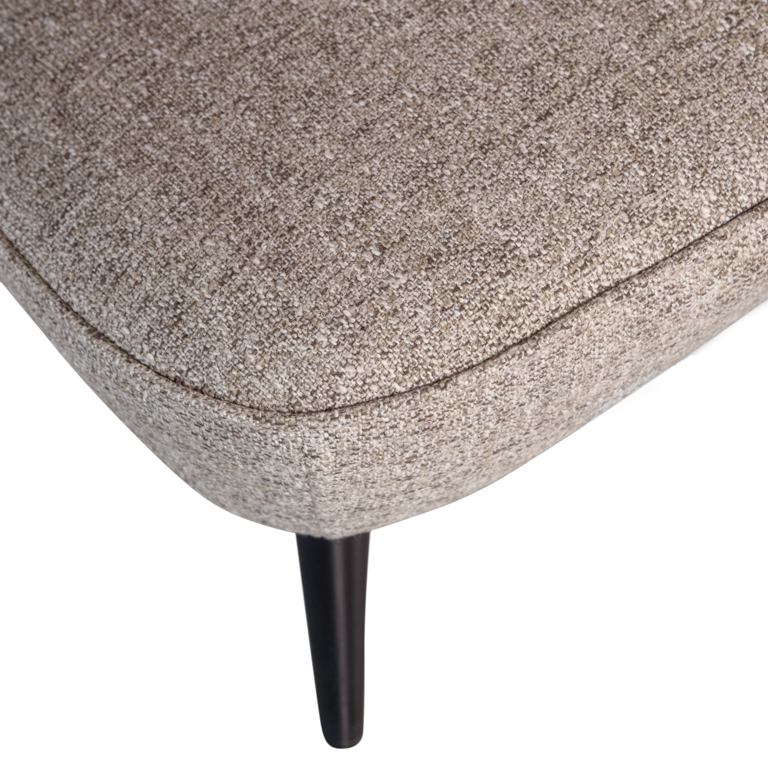 Fotelis SARA, audinys natūralus melanžas