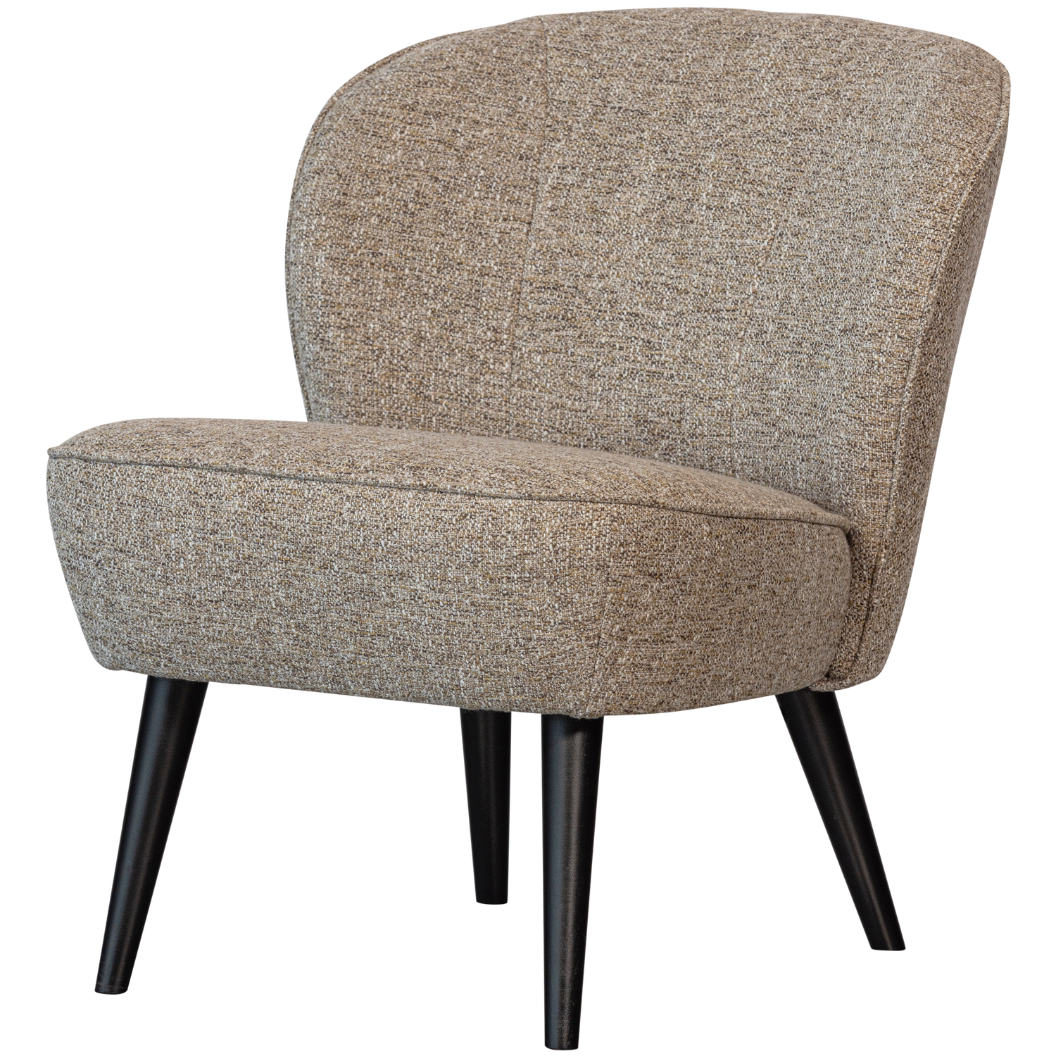 Fotelis SARA, audinys natūralus melanžas