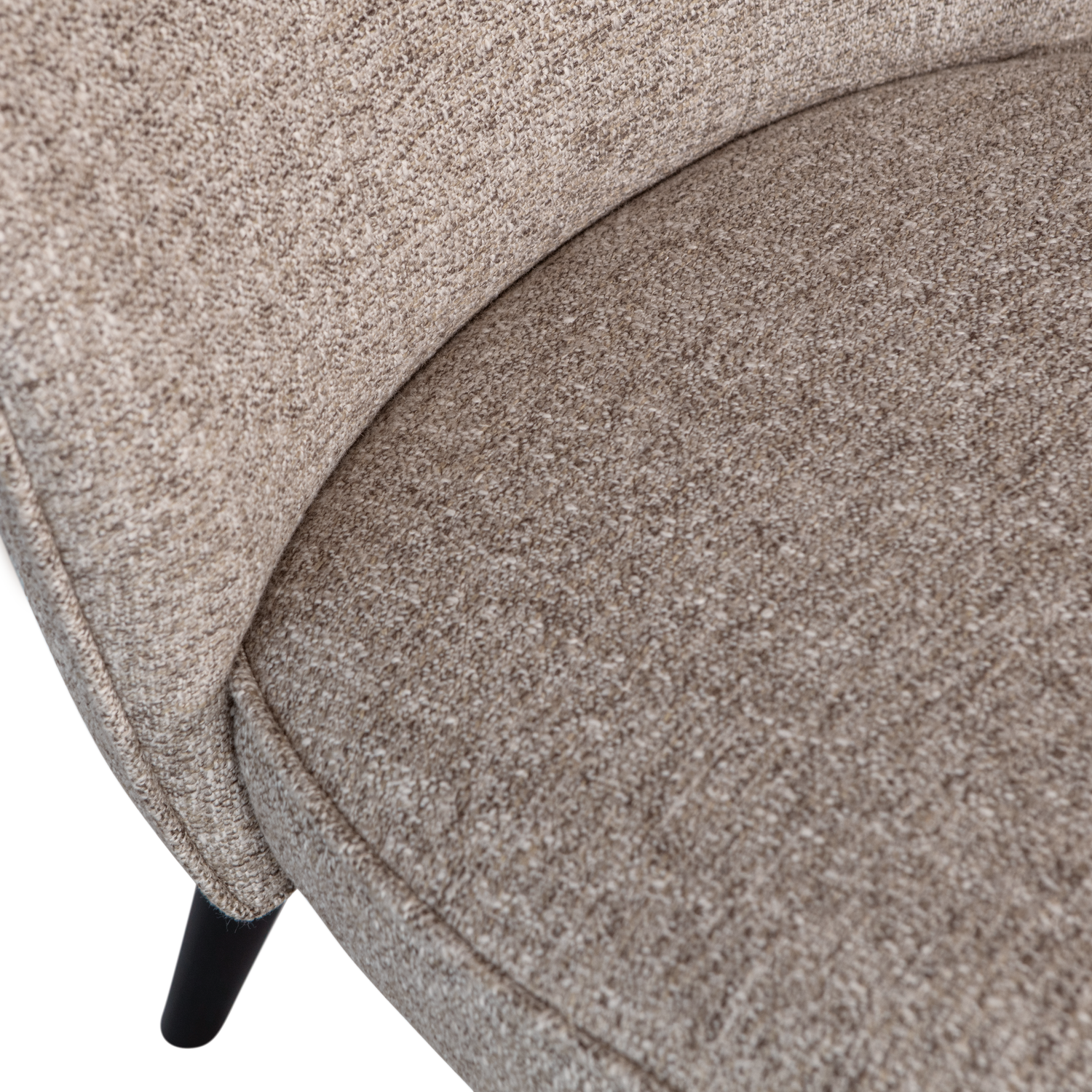 Fotelis SARA, audinys natūralus melanžas