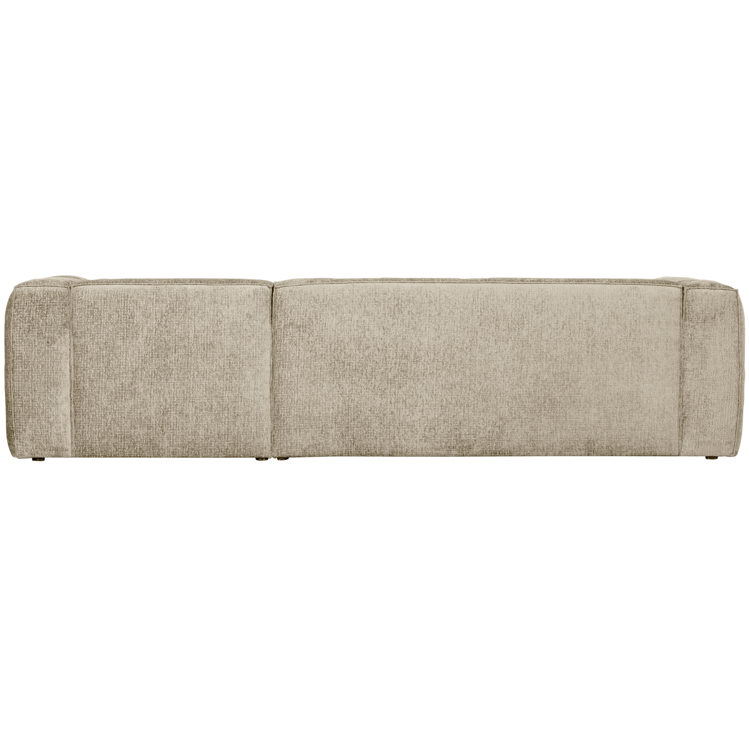 Corner sofa BEAN, right, velvet, Buttermilk