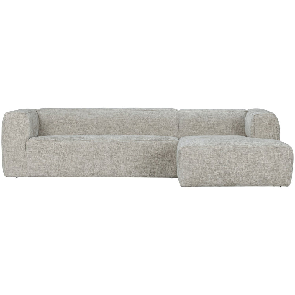Kampinė sofa BEAN, dešinė, Melange natūralus audinys