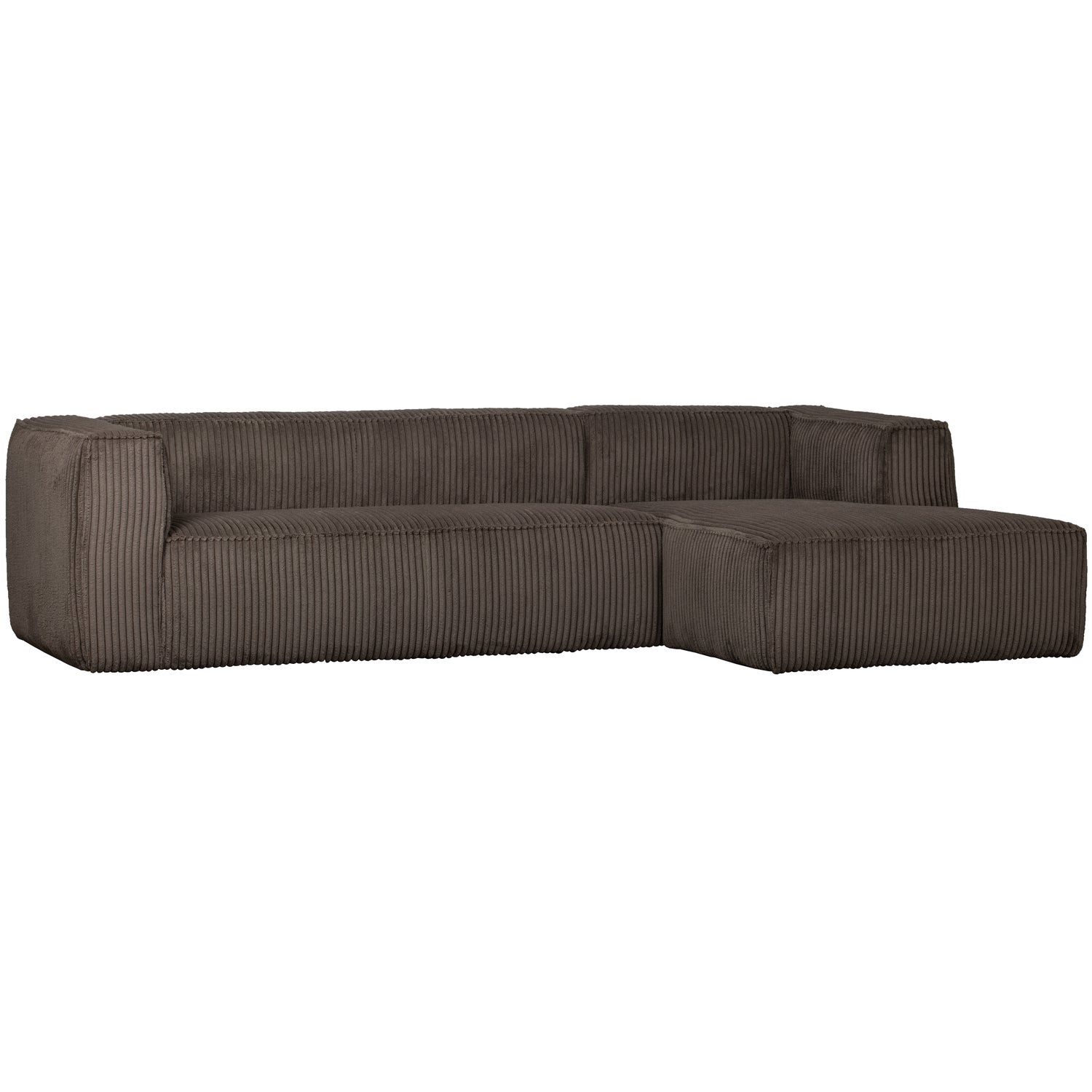 Kampinė sofa BEAN, dešinė, audinys, Mud