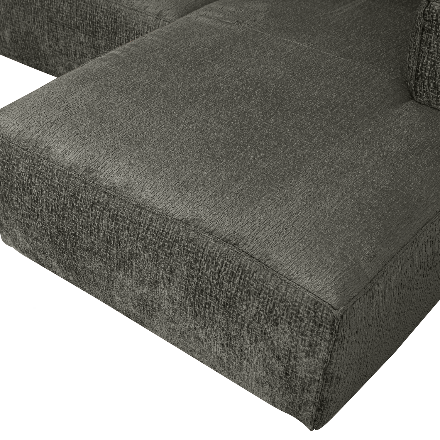 Kampinė sofa BEAN, dešinė, veliūras, Waterplant