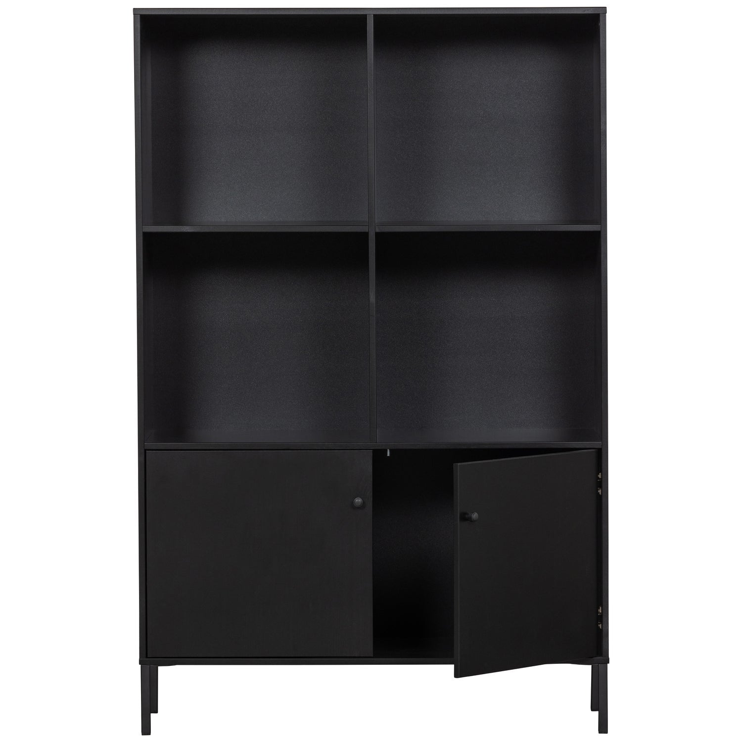 Vitrina XAM, pušis, juoda