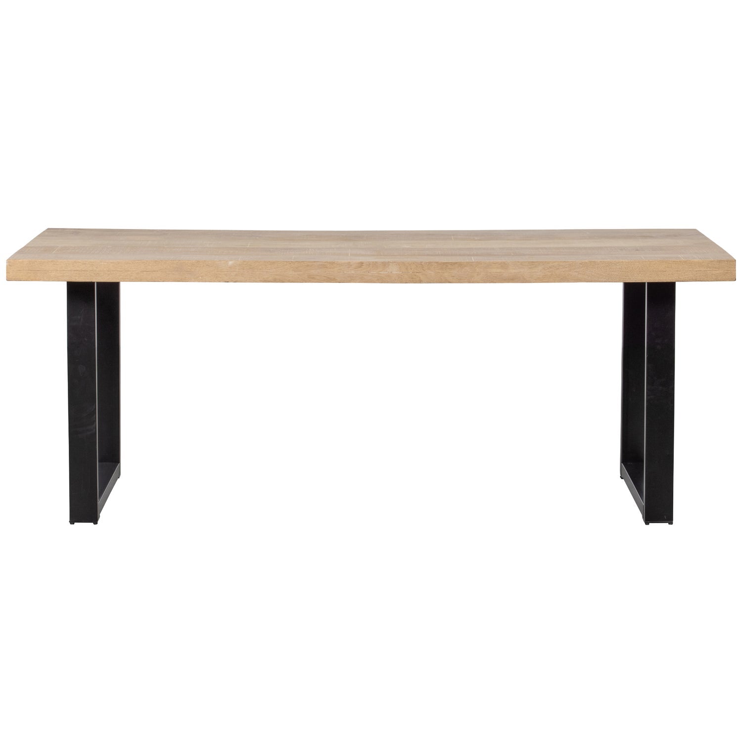 Valgomojo stalas TABLO, mango 180x90 cm, U kojos