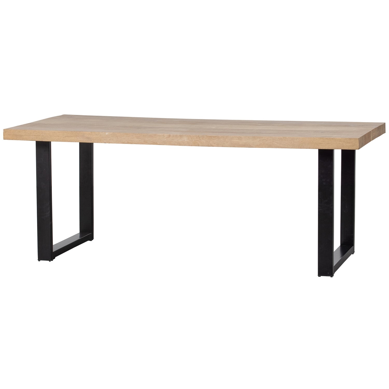 Valgomojo stalas TABLO, mango 180x90 cm, U kojos