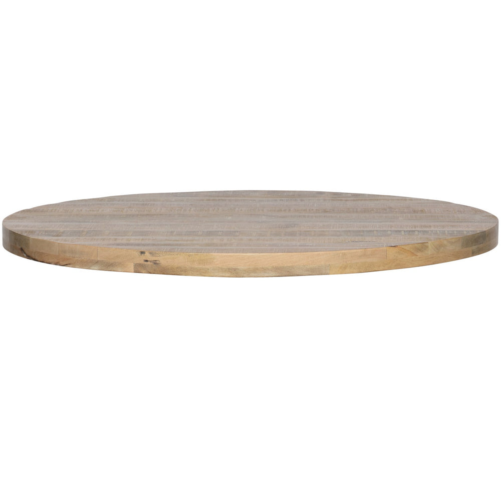 Apvalus stalviršis TABLO, mango Ø120 cm